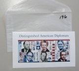 DISTINGUISHED AMERICAN DIPLOMAT STAMP SHEET MIXED STAMP LOT MARTIN LUTHER K