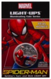SPIDERMAN LIGHTUP COIN FIJI 50 CENTS
