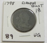 BETTER DATE 1798 DRAPED BUST LARGE CENT