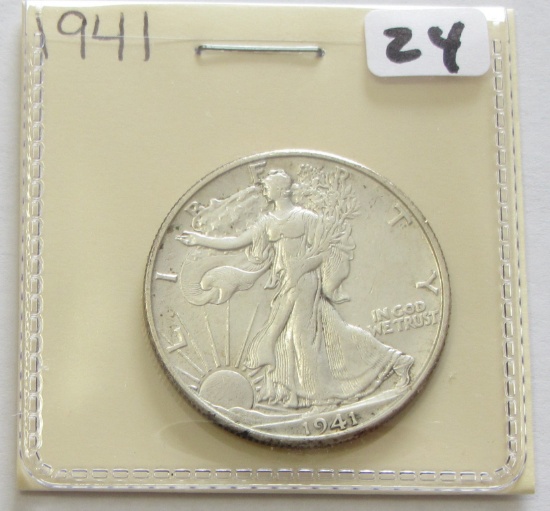 1941 WALKING LIBERTY HALF