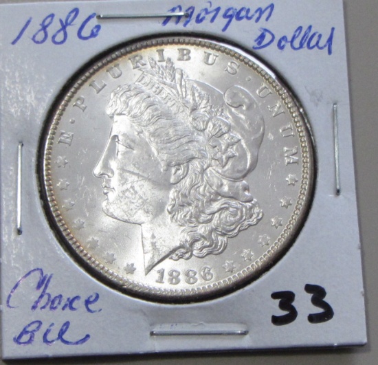 1886 Morgan Dollar BU