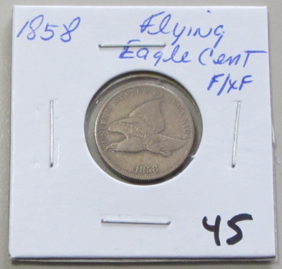 1858 Flying Eagle Cent