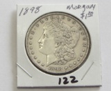 $1 MORGAN SILVER DOLLAR 1898