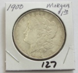 $1 MORGAN SILVER DOLLAR 1900