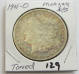 $1 MORGAN SILVER DOLLAR 1901-O