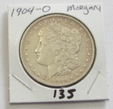 $1 MORGAN SILVER DOLLAR 1904-O