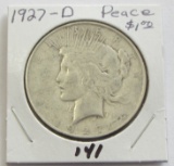 $1 1927-D  SILVER DOLLAR