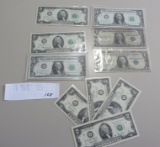 $1 AND $2 FRN SILVER CERTIFICATE $14 FACE