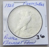 1923 Peace Dollar - Reverse Planchet Flaw