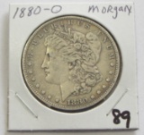 $1 MORGAN SILVER DOLLAR 1880-O