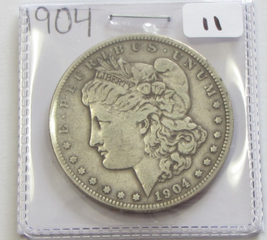 $1 1904 MORGAN SILVER DOLLAR