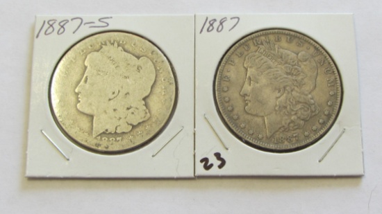 1887-S 1887 $1 MORGANS