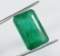 genuine emerald approximately four to six carats random shape