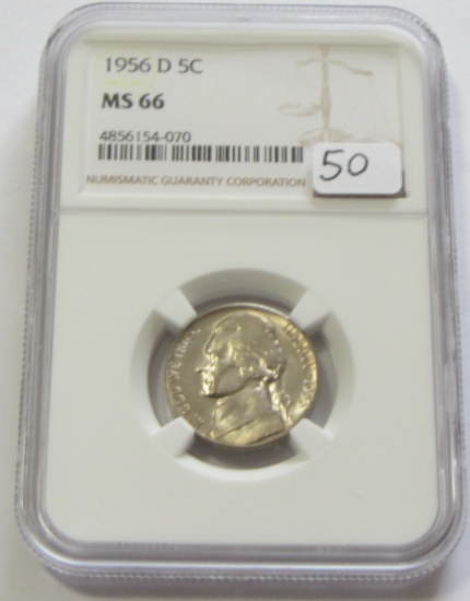 1956d NGC 66 nickel bid is 50