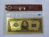 Replica banknotes $1,000