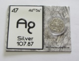 .999 silver with informational card