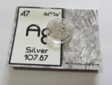 .999 silver with informational