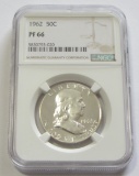 1962 proof Franklin NGC 66
