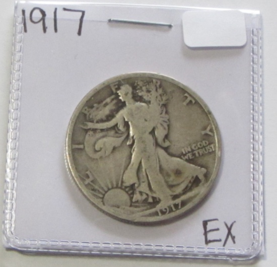 1917 WALKING LIBERTY HALF DOLLAR