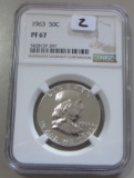 1963 FRANKLIN NGC PROOF 67