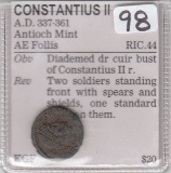 CONSTANTIUS THE 2ND ANCIENT ROMAN COIN