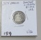 1954 ARROWS SEATED LIBERTY DIME