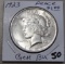 1923 GEM BU PEACE DOLLAR