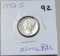 1942 S CHOICE BU MERCURY DIME