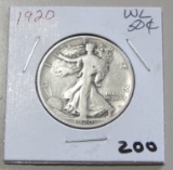 1920 WALKING LIBERTY HALF