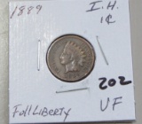 1889 FULL LIBERTY INDIAN HEAD CENT