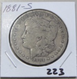 $1 1881 S MORGAN