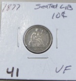 1877 VF SEATED LIBERTY DIME