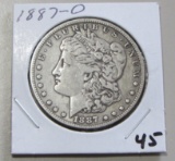 $1 1887 O MORGAN