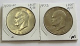 1973 1973-D $1 IKE SET