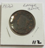 1822 LARGE CENT