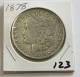 $1 1878 MORGAN SILVER DOLLAR