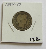 1894-O BARBER QUARTER