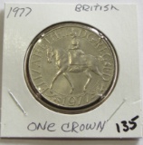1977 BRITISH ONE CROWN