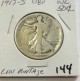 1917-S OBVERSE WALKING HALF