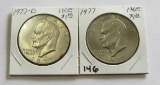 1977 1977-D $1 IKE LOT