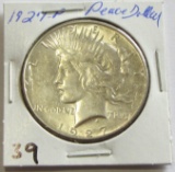 1927 Peace Dollar - AU/BU Better Date