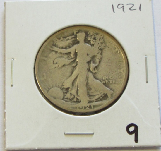 1921 WALKING LIBERTY HALF KEY DATE