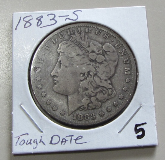 BETTER DATE $1 1883-S MORGAN