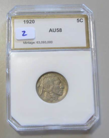 1920 AU BUFFALO NICKEL