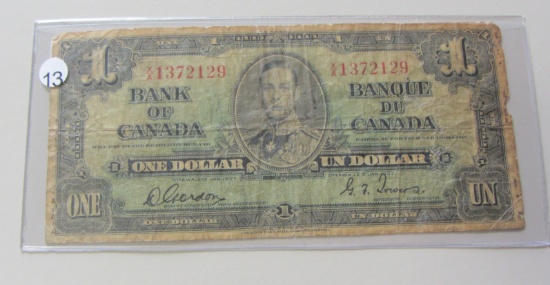 $1 CANADA 1937