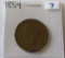 1854 LARGE CENT