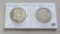 Lot of 2 - 1951-D & 1951-S Franklin Half Dollar