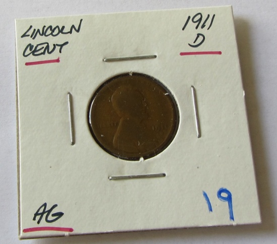 1911 D WHEAT CENT