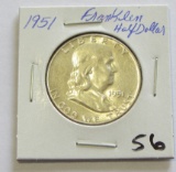 1951 Franklin Half Dollar