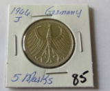 1966J Germany 5 Silver Marks